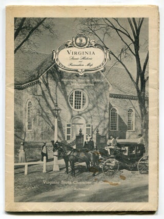 Item #625028 Virginia Scenic Historic and Recreation Map. Richard Landrum MAYS