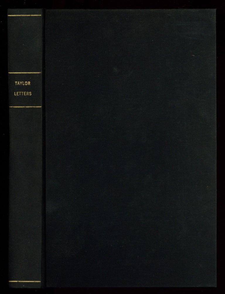 Item #625117 Letters of Zachary Taylor from the Battle-Fields of the Mexican War. Zachary TAYLOR, William Bixby.