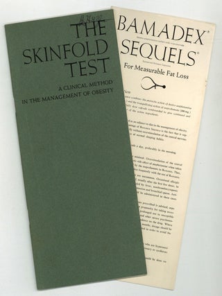 Item #625268 [Pamphlet, Cover Title]: The Skinfold Text: A Clinical Method in the Management of...