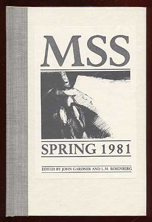 Item #62529 MSS Spring 1981. John GARDNER, L M. Rosenberg.