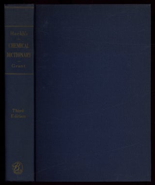 Item #625420 Hackh's Chemical Dictionary (American and British Usage). Third Edition,...