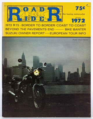 Item #625518 Road Rider – Volume 3, Number 1, January, 1972. Roger HULL