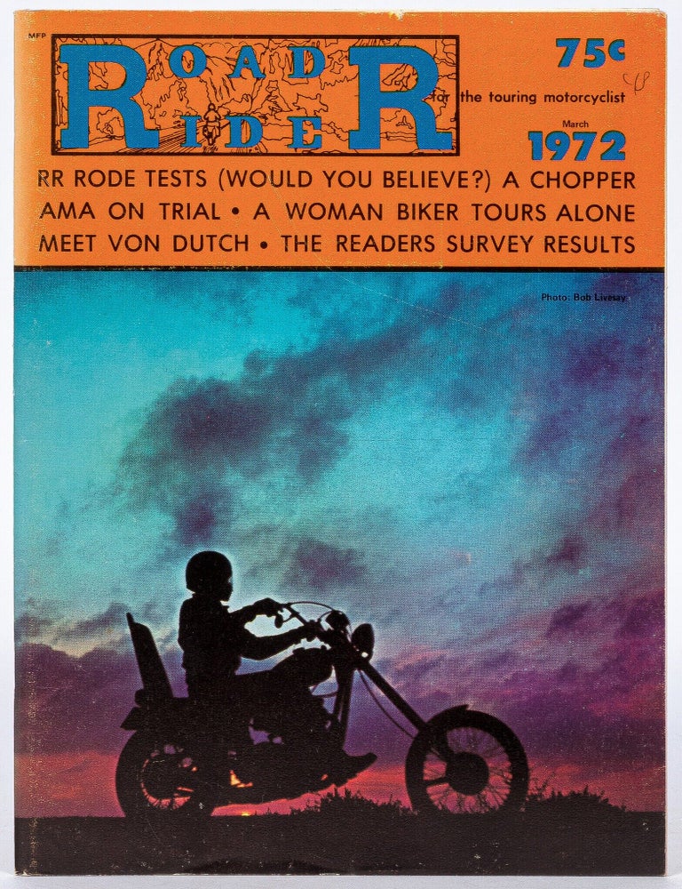 Item #625524 Road Rider &ndash; Volume 3, Number 3, March, 1972. Roger HULL.