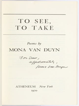 To See, To Take