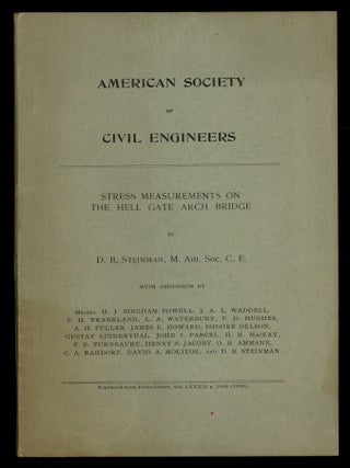 Item #625935 [Offprint]: Stress Measurements on the Hell Gate Arch Bridge (American Society of...