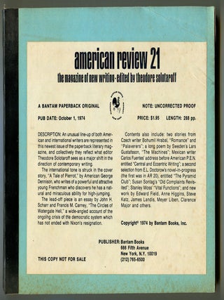 American Review 21: The Magazine of New Writing