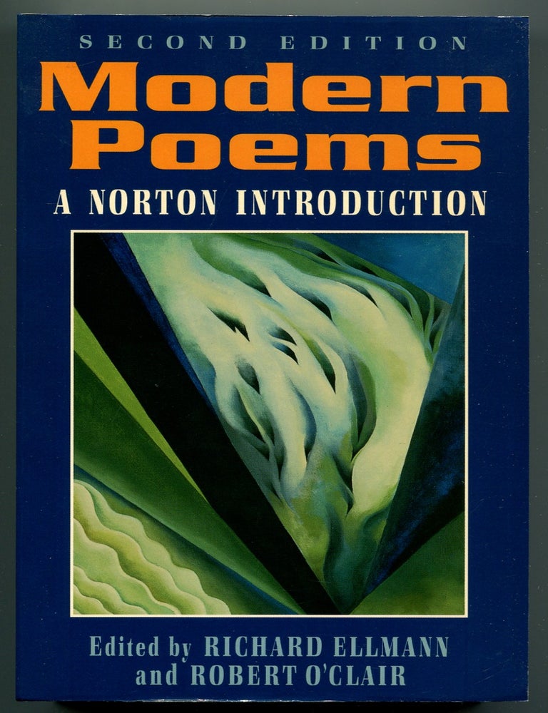 Item #626091 Modern Poems: A Norton Introduction. Richard ELLMANN, Robert O'Clair.
