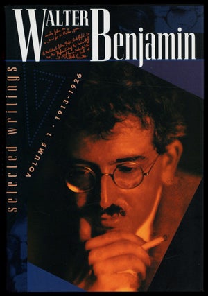 Item #627102 Selected Writings. Volume 1: 1913-1926. Walter BENJAMIN
