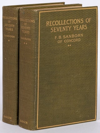 Recollections of Seventy Years (Two Volumes