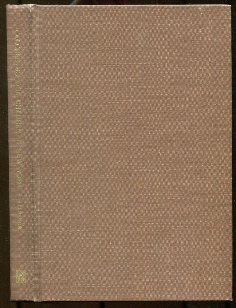 Item #627556 Colored School Children in New York. Frances BLASCOER.