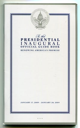 Item #627640 The 56th Presidential Inaugural Official Guide Book: Renewing America's...