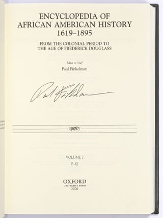 Encyclopedia of African American History, 1619&ndash;1895: From the Colonial Period to the Age of Frederick Douglass [in Three Volumes]