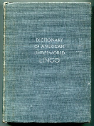 Dictionary of American Underworld Lingo