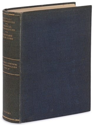 Item #628057 Suriname Folk-Lore. Melville J. HERSKOVITS, Frances S. Herskovits