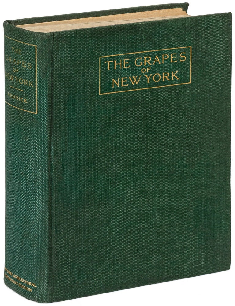 Item #628331 The Grapes of New York. U. P. HEDRICK.