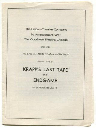 Item #628502 [Program]: The Unicorn Theatre Company by Arrangement with the Goodman Theatre,...