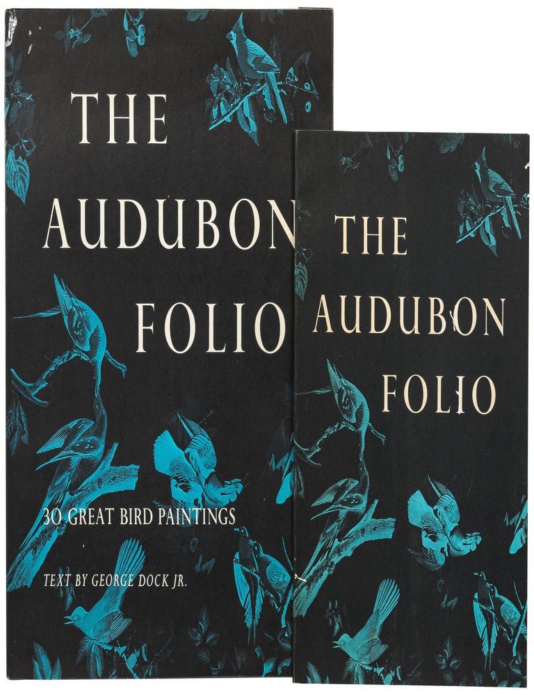 Item #628716 The Audbon Folio [Two Volumes]. John James AUDUBON, text by George Dock Jr.