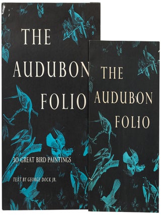 Item #628716 The Audbon Folio [Two Volumes]. John James AUDUBON, text by George Dock Jr