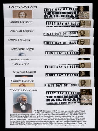 Item #628861 [Privately Printed First Day Covers]: The Underground Railroad [Complete in 10...