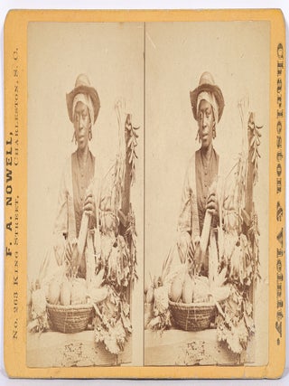 Item #628916 [Stereoview, African Americana]: Vegetable Vender