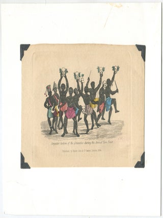 Item #628939 [Wood engraving, caption title]: Singular Custom of the Ashantees during the Annual...