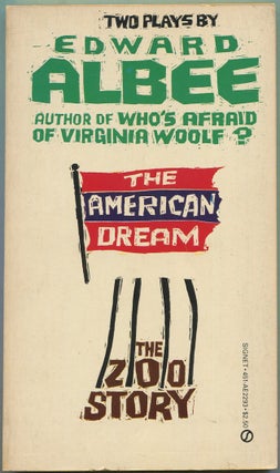 Item #628985 The American Dream and The Zoo Story: Two Plays. Edward ALBEE