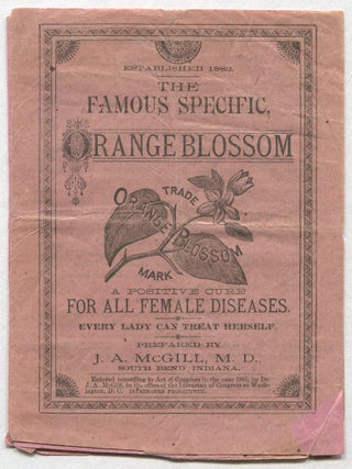 Item #629027 [Promotional brochure, cover title]: The Famous Specific, Orange Blossom... A...