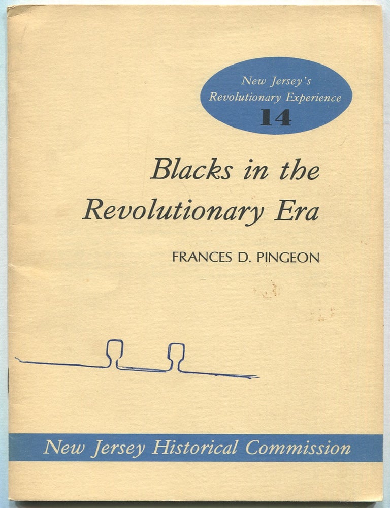 Item #629088 Blacks in the Revolutionary Era. Frances D. PINGEON.