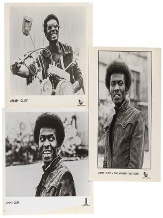 Item #629115 [Three publicity photos]: Jimmy Cliff in The Harder They Come. Jimmy CLIFF
