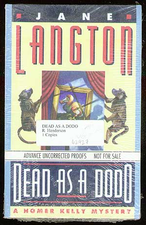 Item #62927 Dead as a Dodo. Jane LANGTON.
