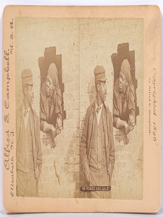 Item #629294 [Stereoview, African Americana]: Romeo and Juliet