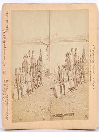 Item #629295 [Stereoview, African Americana]: Childhood's Happy Days