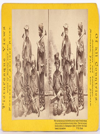 Item #629303 [Stereoview, African Americana]: Four young Chimney Sweeps