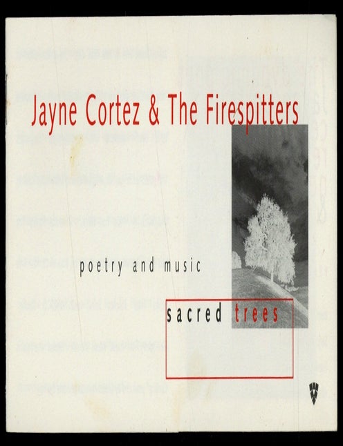 Item #629377 [Event Invitation]: Jayne Cortez & The Firespitters. Sacred Trees: Poetry and Music. Thursday, October 20. The New School Auditorium. Jayne CORTEZ.