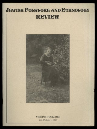 Item #629604 Yiddish Folklore [in] Jewish Folklore and Ethnology Review &ndash; Vol. 15, No. 1, 1993....