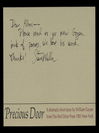 [Publisher's Prospectus]: Spring 1982 (Red Ozier Press)