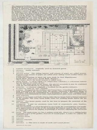 [Broadside]: Japanese Exhibition House. The Museum of Modern Art, Summer 1954. Designed by Junzo Toshimura