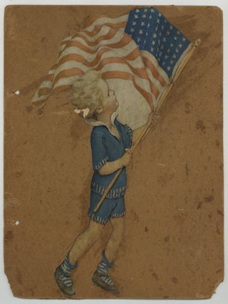 Item #629794 [American Scrapbook]: Magazine with Mounted Images in Color on Boards