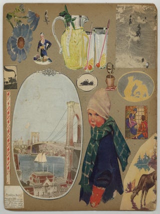 [American Scrapbook]: Magazine with Mounted Images in Color on Boards