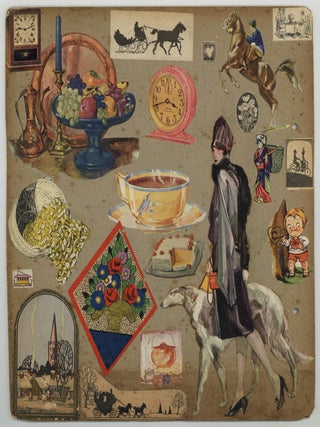 [American Scrapbook]: Magazine with Mounted Images in Color on Boards