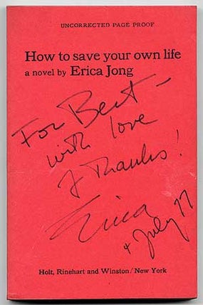 Item #6326 How to Save Your Own Life. Erica JONG