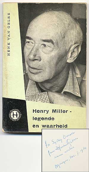 Item #64029 Henry Miller – Legende en Waarheid. Henk Van GELRE, Henry MILLER.