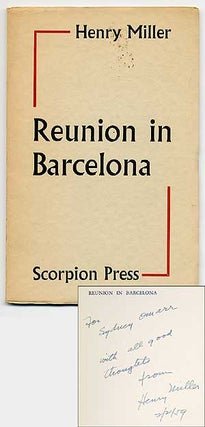 Item #64050 Reunion in Barcelona. Henry MILLER