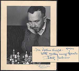 Item #64149 Photograph of Irving Shulman by Arthur W. Knight. Arthur W. KNIGHT, Irving SHULMAN.