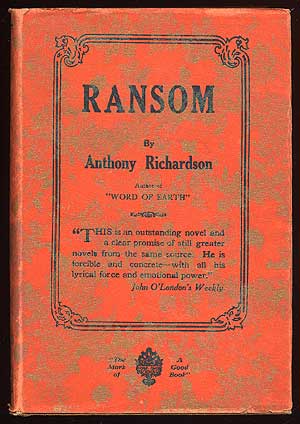 Item #64979 Ransom. Anthony RICHARDSON.