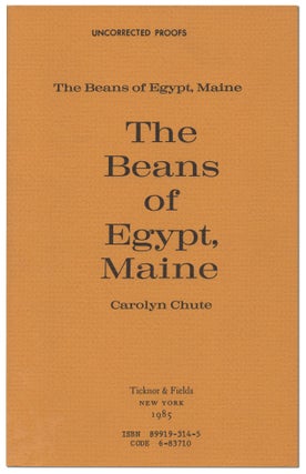 Item #65878 The Beans of Egypt, Maine. Carolyn CHUTE