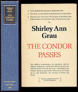 Item #65921 The Condor Passes. Shirley Ann GRAU