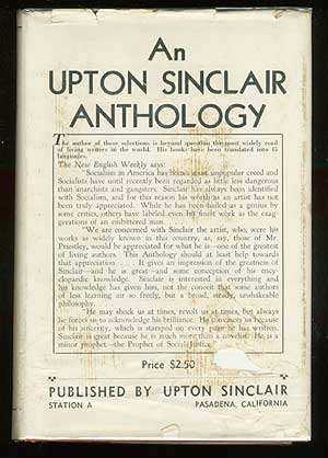 Item #67727 An Upton Sinclair Anthology. Upton SINCLAIR