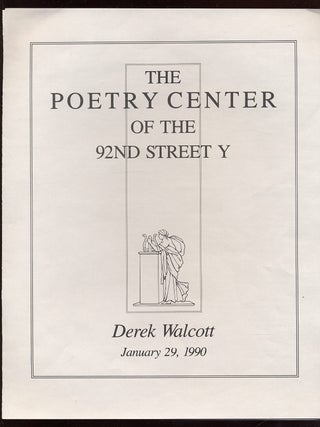 Program for The Poetry Center of the 92nd Street Y