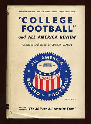 Item #71416 College Football and All America Review. Christy WALSH